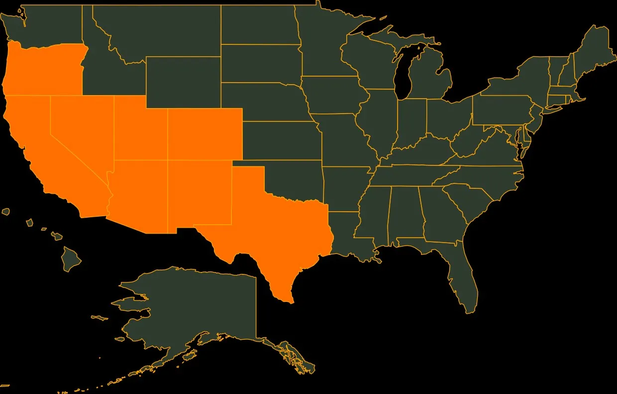 Cinnamon teal range map